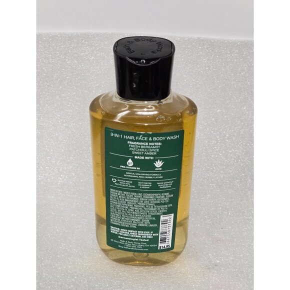 Bath & Body Works Men's Collection Classic Flannel 3-in-1 Hair Face & Body Wash - Picture 2 of 2